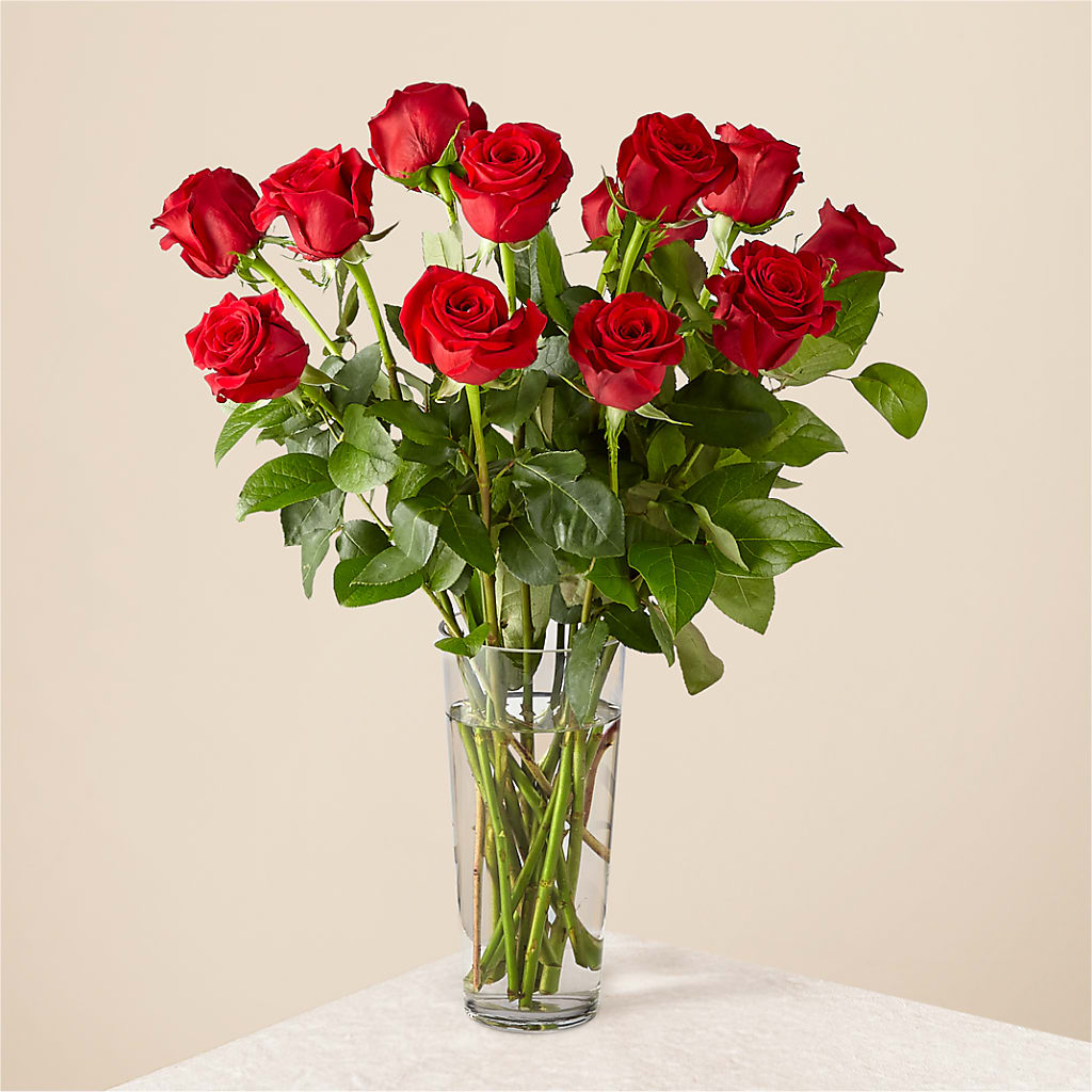 Long Stem Red Rose Bouquet – Love Blossoms Florist, Lexington NC