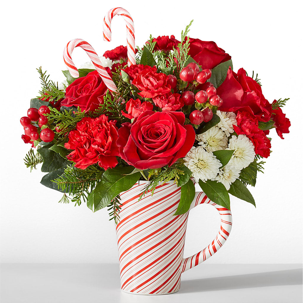 Peppermint Swirl Mug – Love Blossoms Florist, Lexington NC