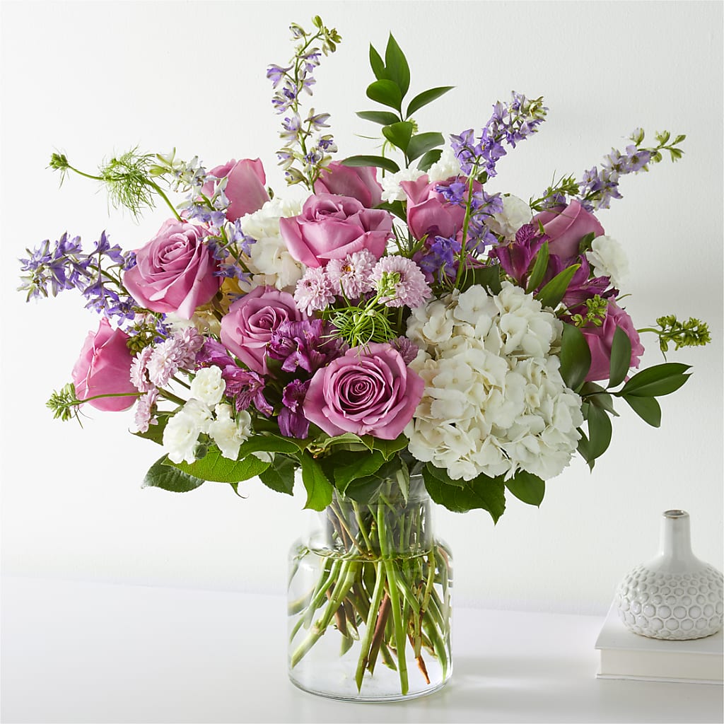Violet Caress Bouquet – Love Blossoms Florist, Lexington NC