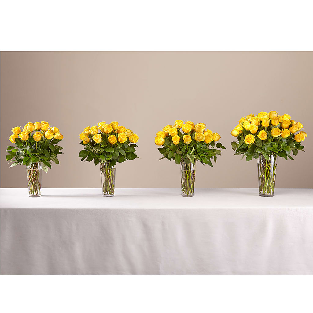 Long Stem Yellow Rose Bouquet – Love Blossoms Florist, Lexington NC