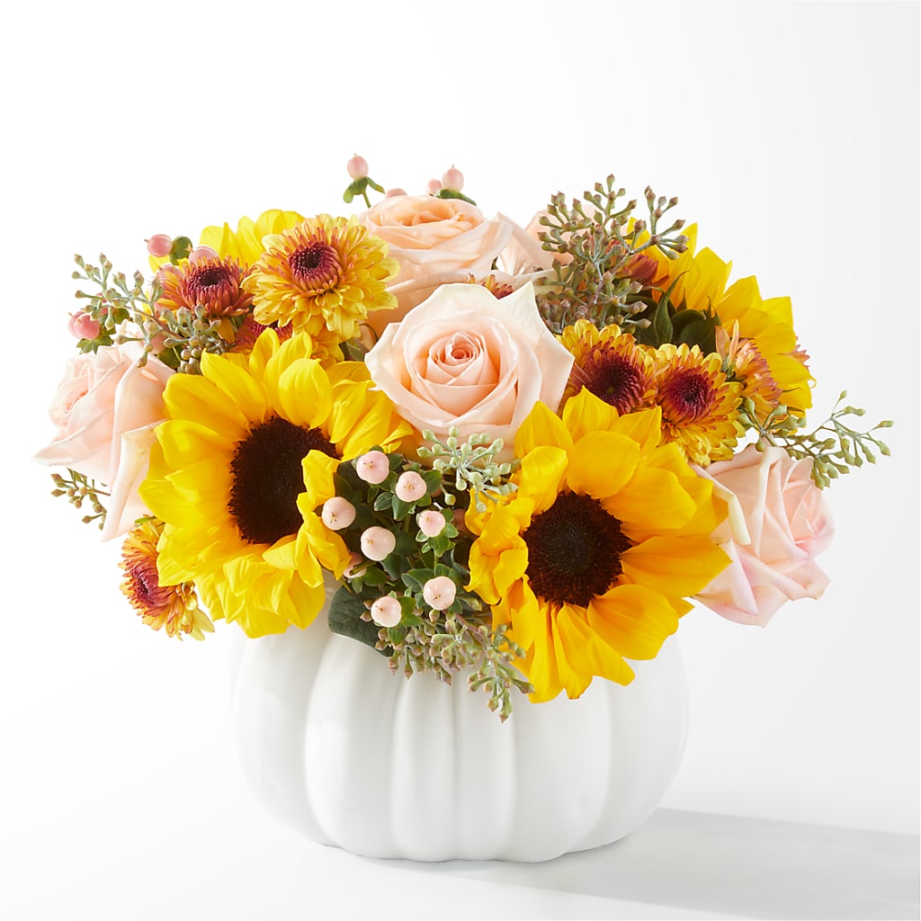 Pumpkin to Talk About Bouquet – Love Blossoms Florist, Lexington NC