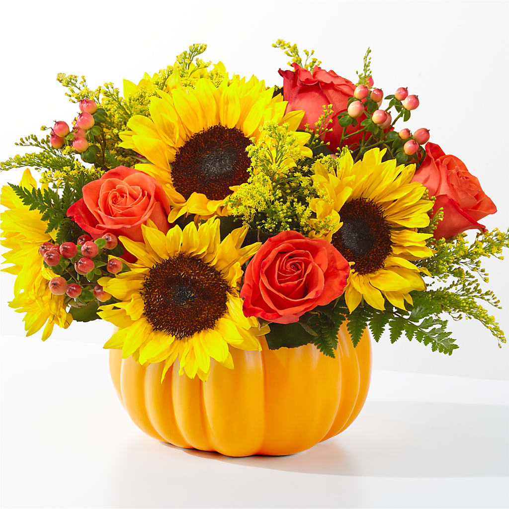 Pick of the Patch Pumpkin Bouquet – Love Blossoms Florist, Lexington NC