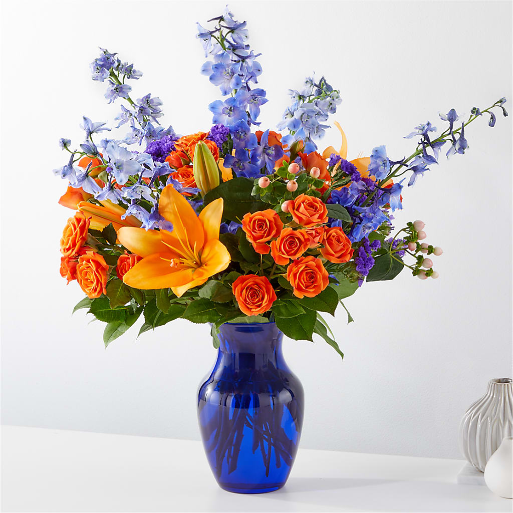 Radiant Citrus Bouquet – Love Blossoms Florist, Lexington NC