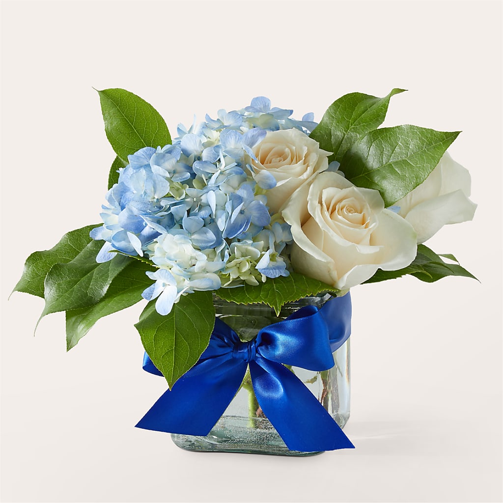 Sky Blue Delight Bouquet – Love Blossoms Florist, Lexington NC