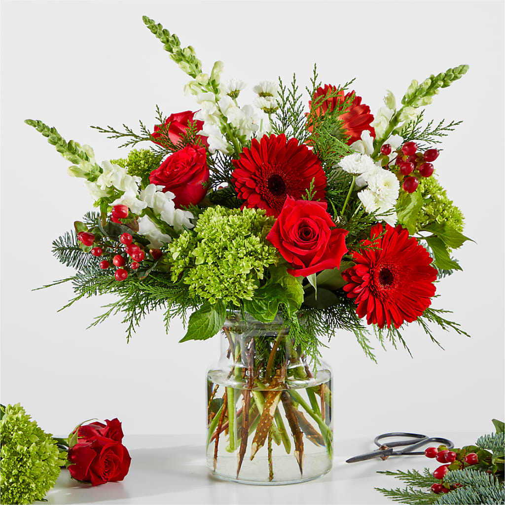Merry Moment Bouquet – A Florist Original – Love Blossoms Florist, Lexington NC