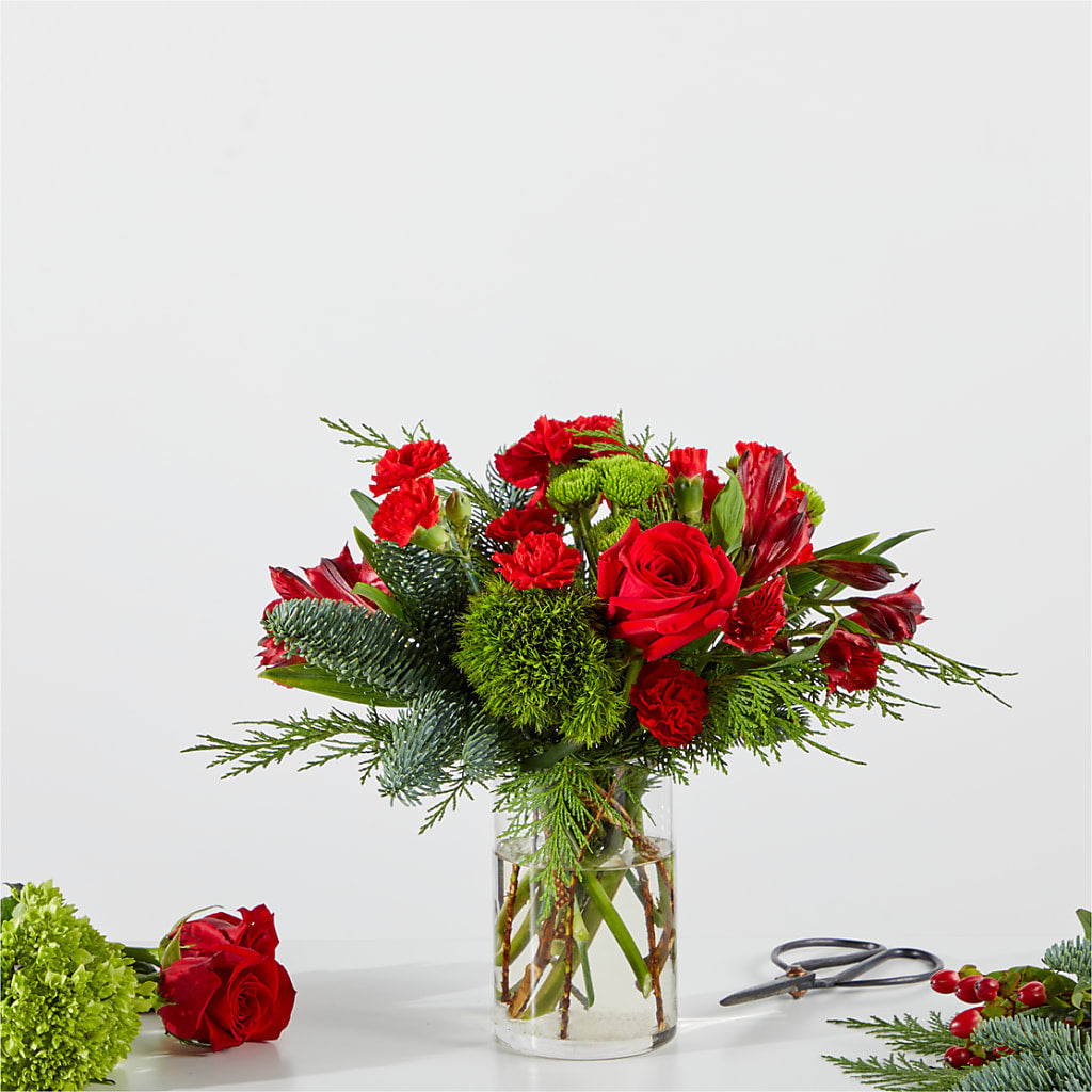 Merry Moment Bouquet – A Florist Original – Love Blossoms Florist, Lexington NC