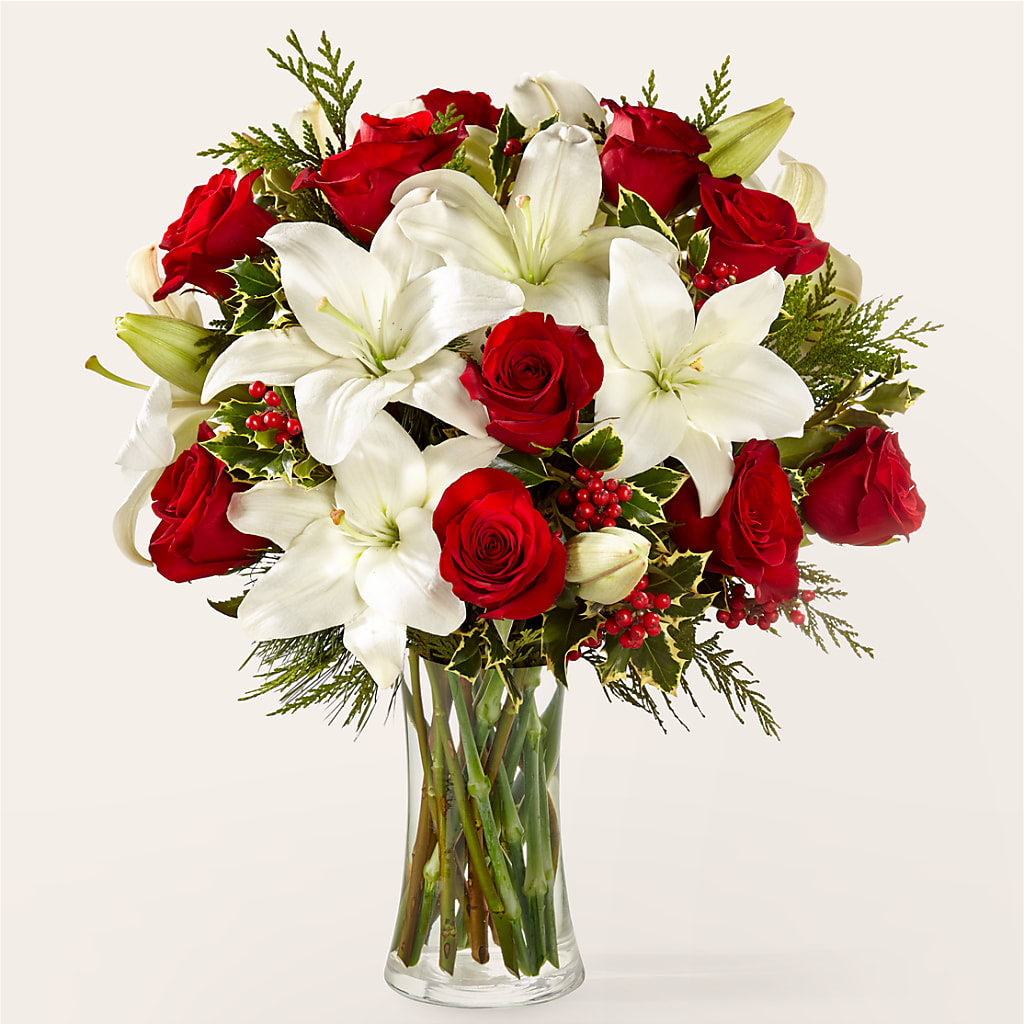 Sparkling Snowflakes Bouquet – Love Blossoms Florist, Lexington NC