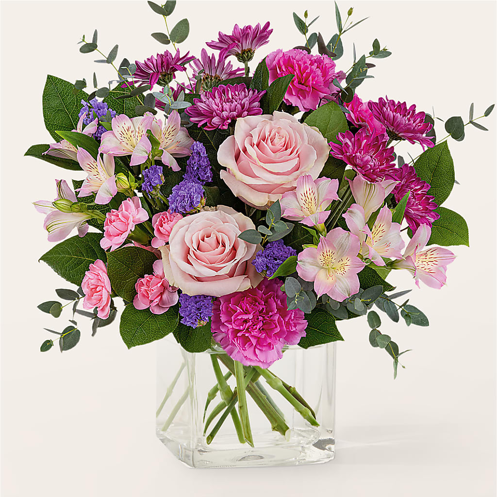 Rosy Radiance Bouquet – Love Blossoms Florist, Lexington NC