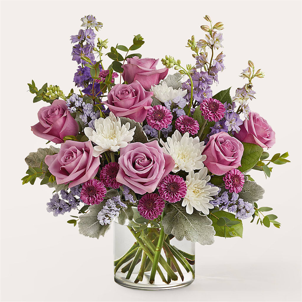 Violet Frost Bouquet – Love Blossoms Florist, Lexington NC