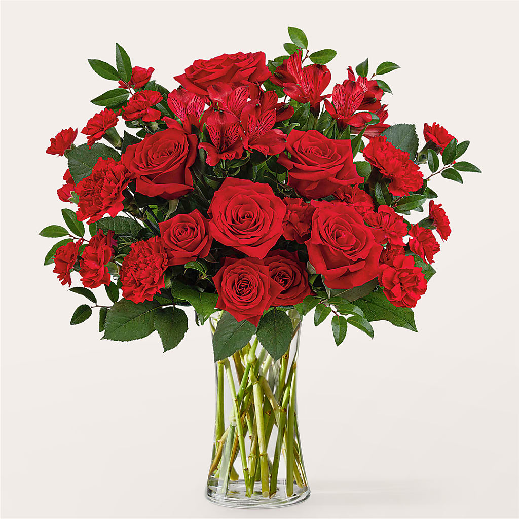 Brilliant Ruby Bouquet – Love Blossoms Florist, Lexington NC