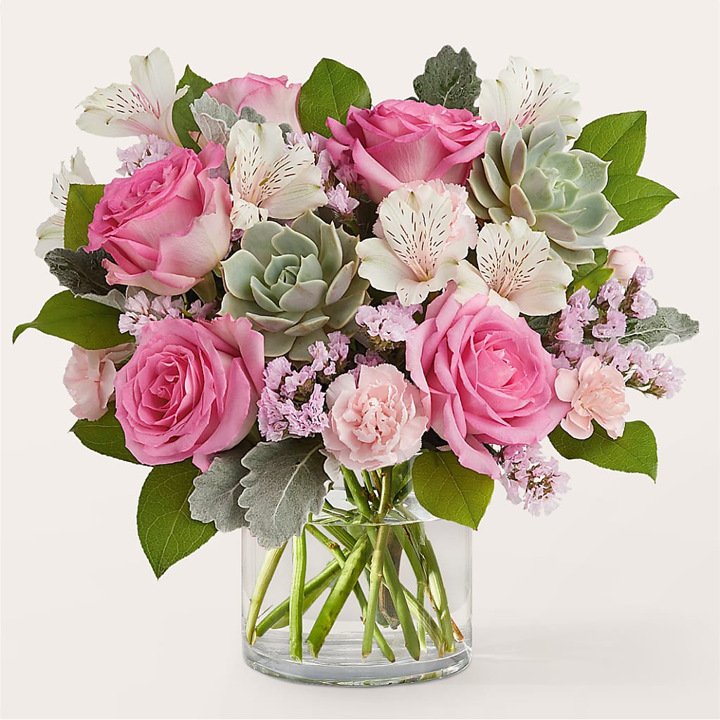 Dusty Rose Bouquet – Love Blossoms Florist, Lexington NC