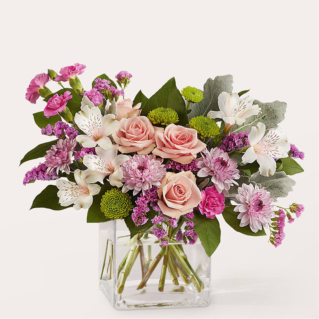 Pink Suede Bouquet – Love Blossoms Florist, Lexington NC