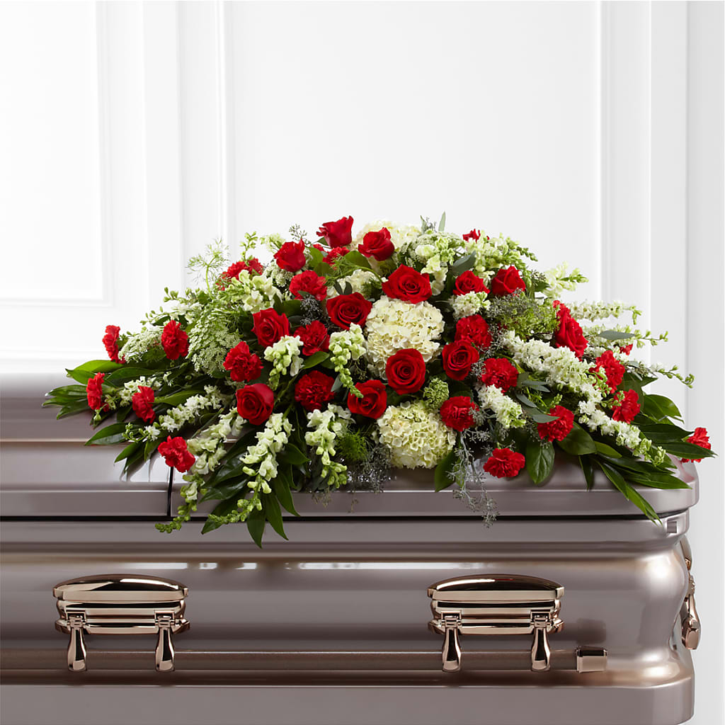 Sincerity Casket Spray – Love Blossoms Florist, Lexington NC