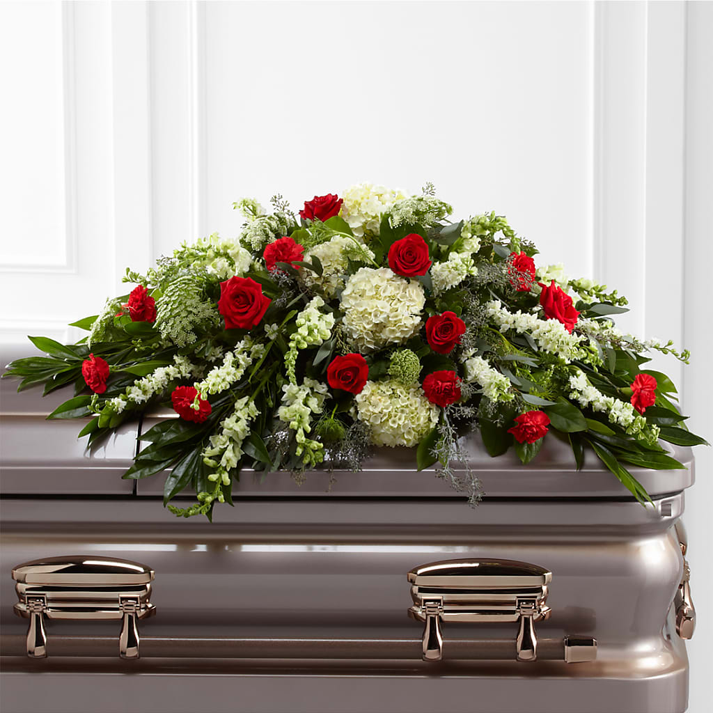 Sincerity Casket Spray – Love Blossoms Florist, Lexington NC