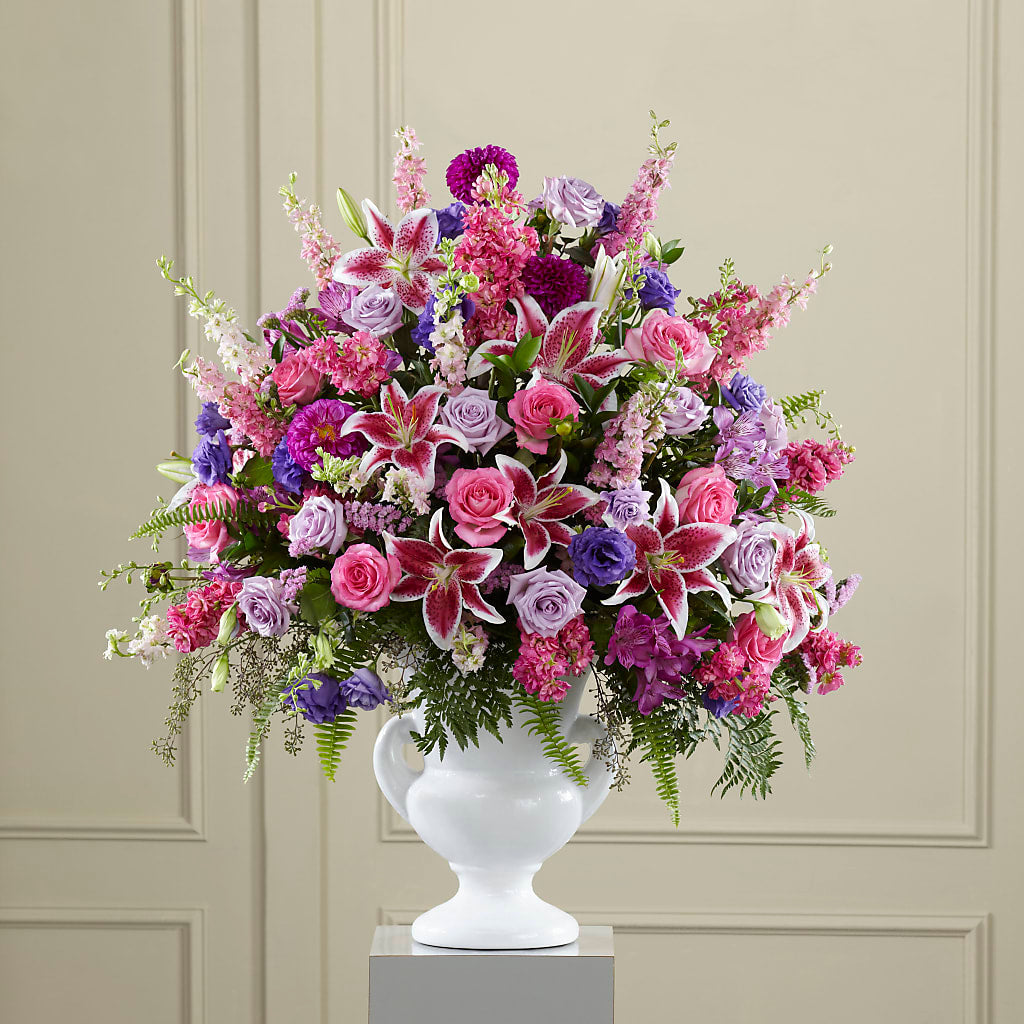 Peaceful Tribute Arrangement – Love Blossoms Florist, Lexington NC