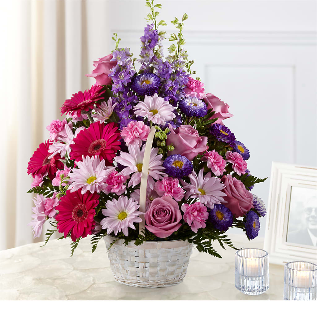 Pastel Peace Basket – Love Blossoms Florist, Lexington NC