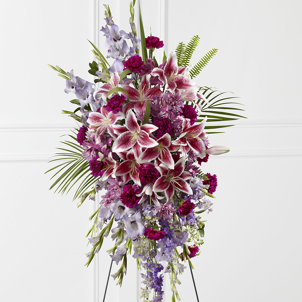 Tender Touch Standing Spray – Love Blossoms Florist, Lexington NC