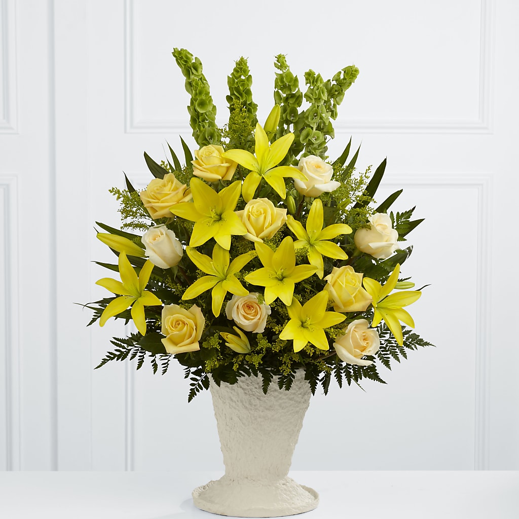 Golden Memories Arrangement – Love Blossoms Florist, Lexington NC