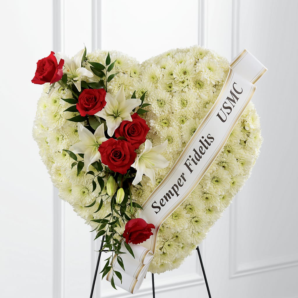 Heartfelt Hero Standing Heart – Love Blossoms Florist, Lexington NC