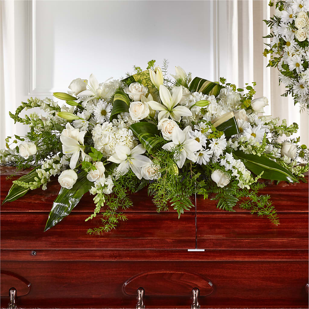 Abundance Casket Spray – Love Blossoms Florist, Lexington NC