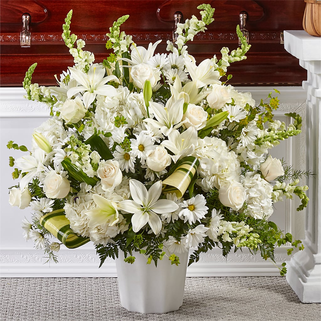 Thoughts of Tranquility Floor Basket – Love Blossoms Florist, Lexington NC
