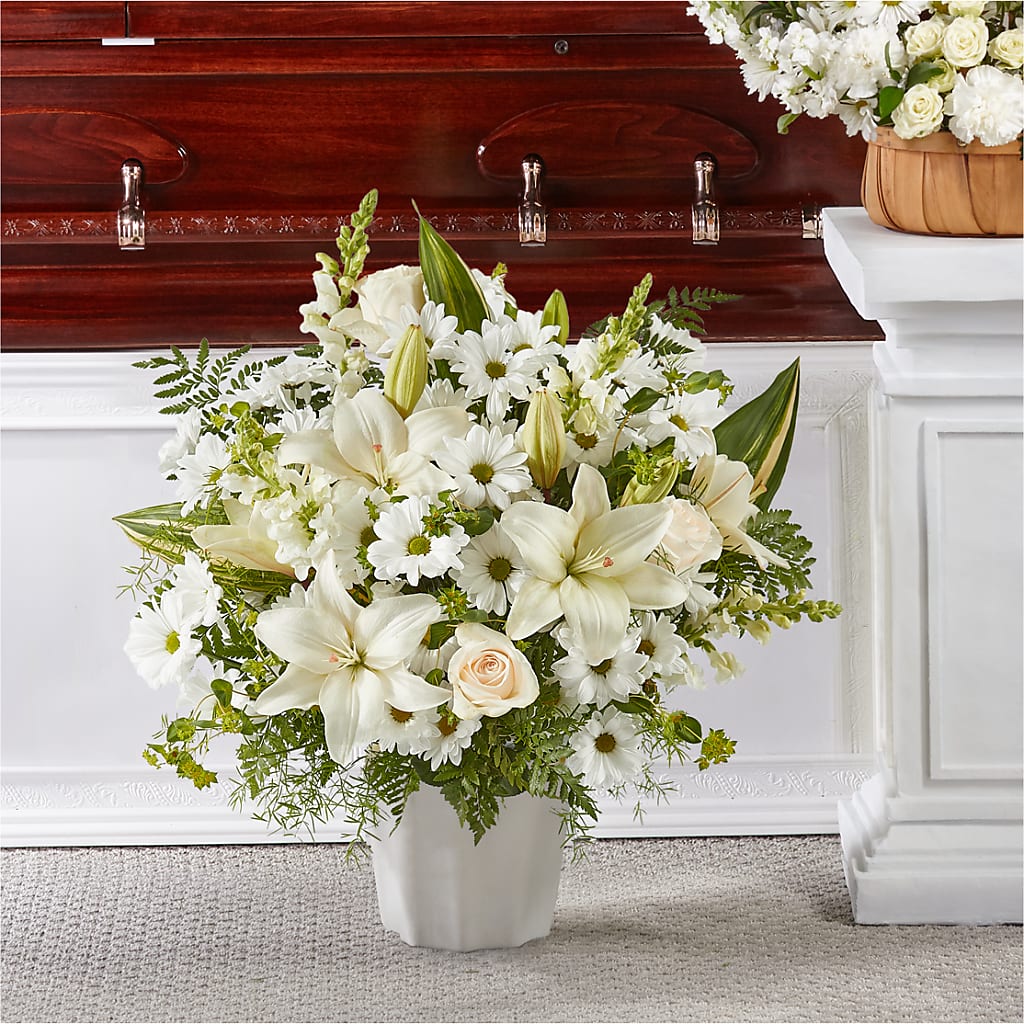 Thoughts of Tranquility Floor Basket – Love Blossoms Florist, Lexington NC