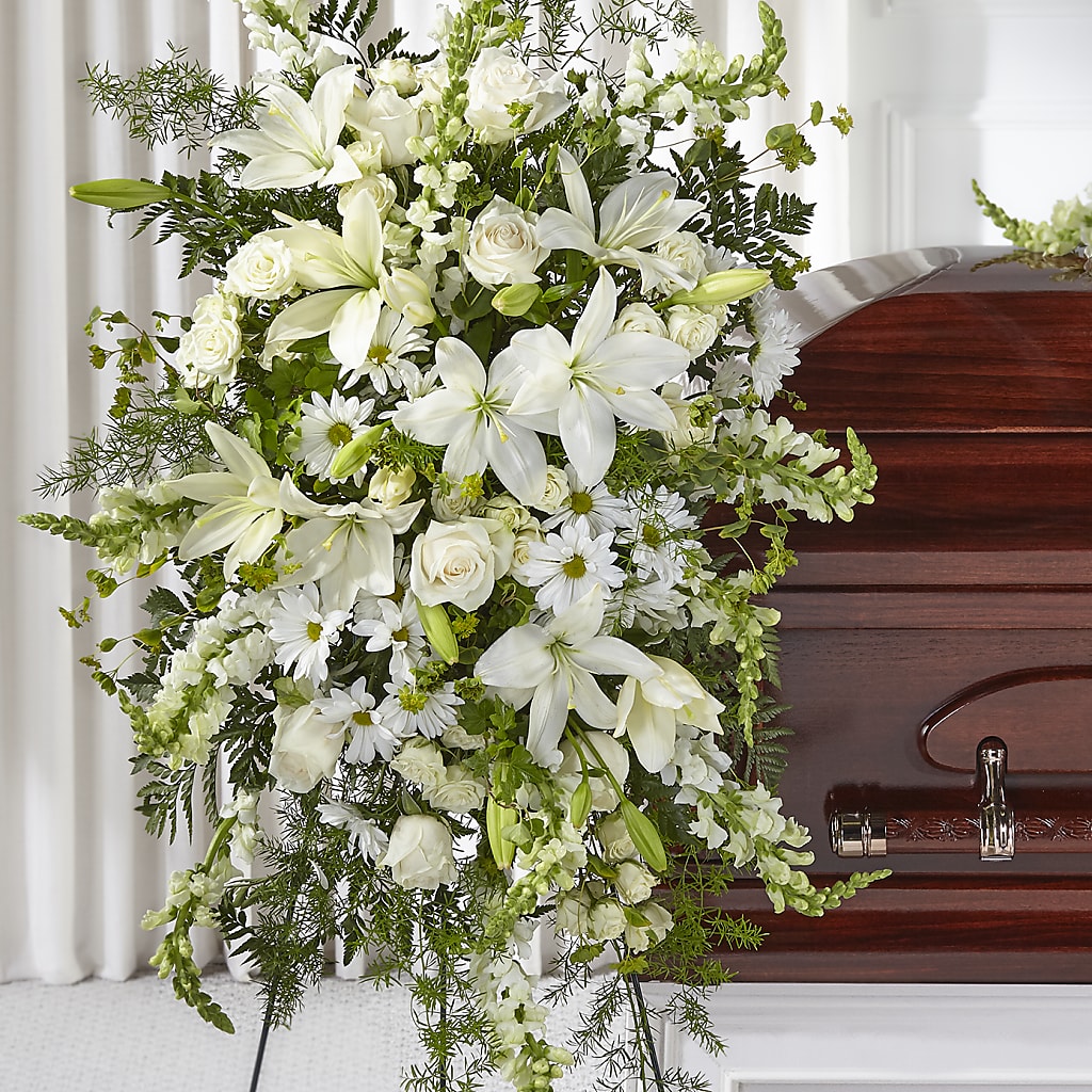 Loving Thoughts Standing Spray – Love Blossoms Florist, Lexington NC