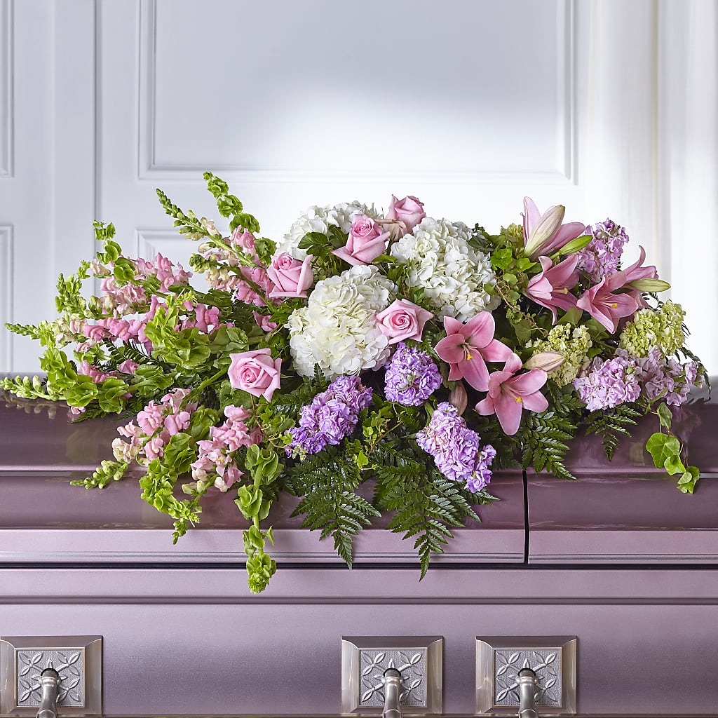 Life's Gratitude Casket Spray – Love Blossoms Florist, Lexington NC