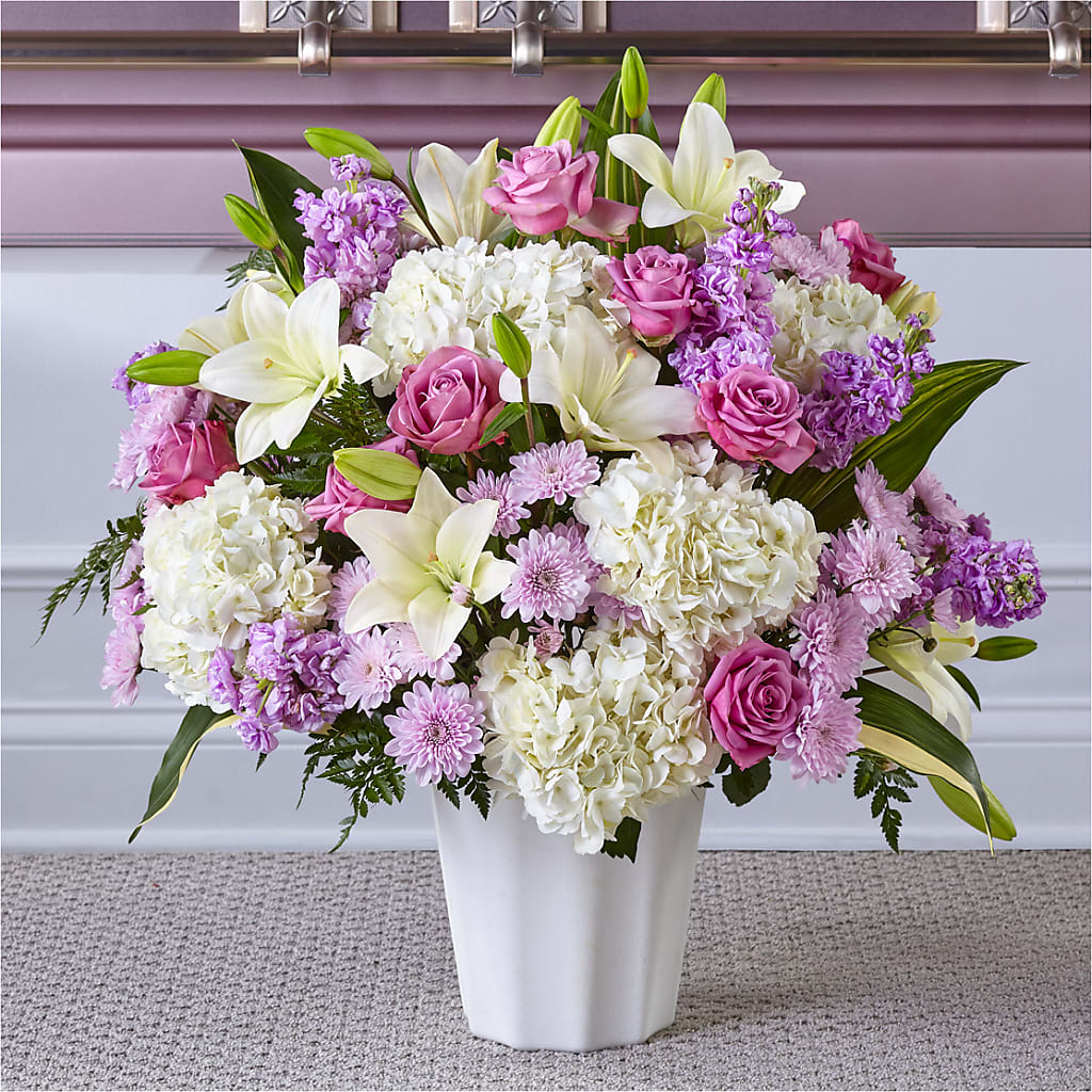 Heaven Sent Floor Basket – Love Blossoms Florist, Lexington NC