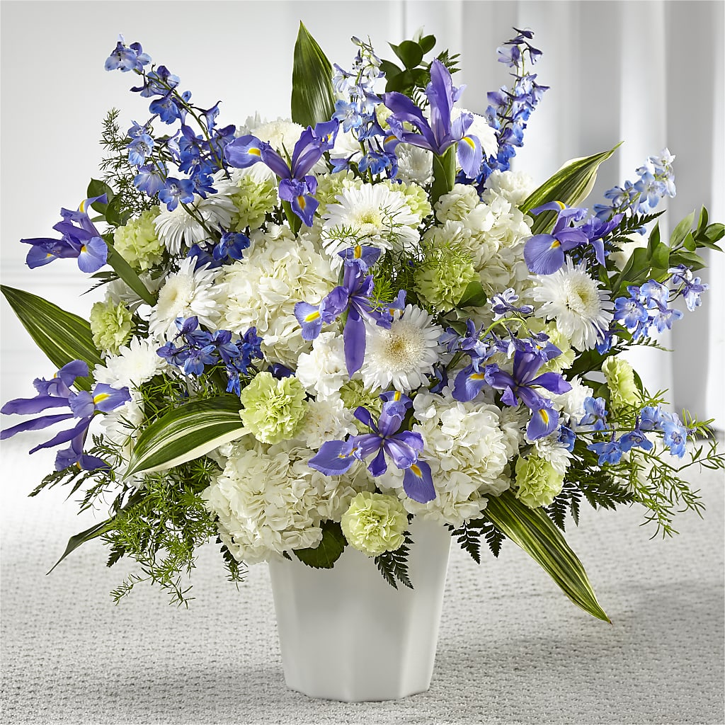 Soft Serenity Floor Basket – Love Blossoms Florist, Lexington NC