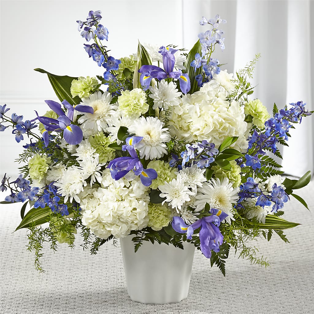 Soft Serenity Floor Basket – Love Blossoms Florist, Lexington NC