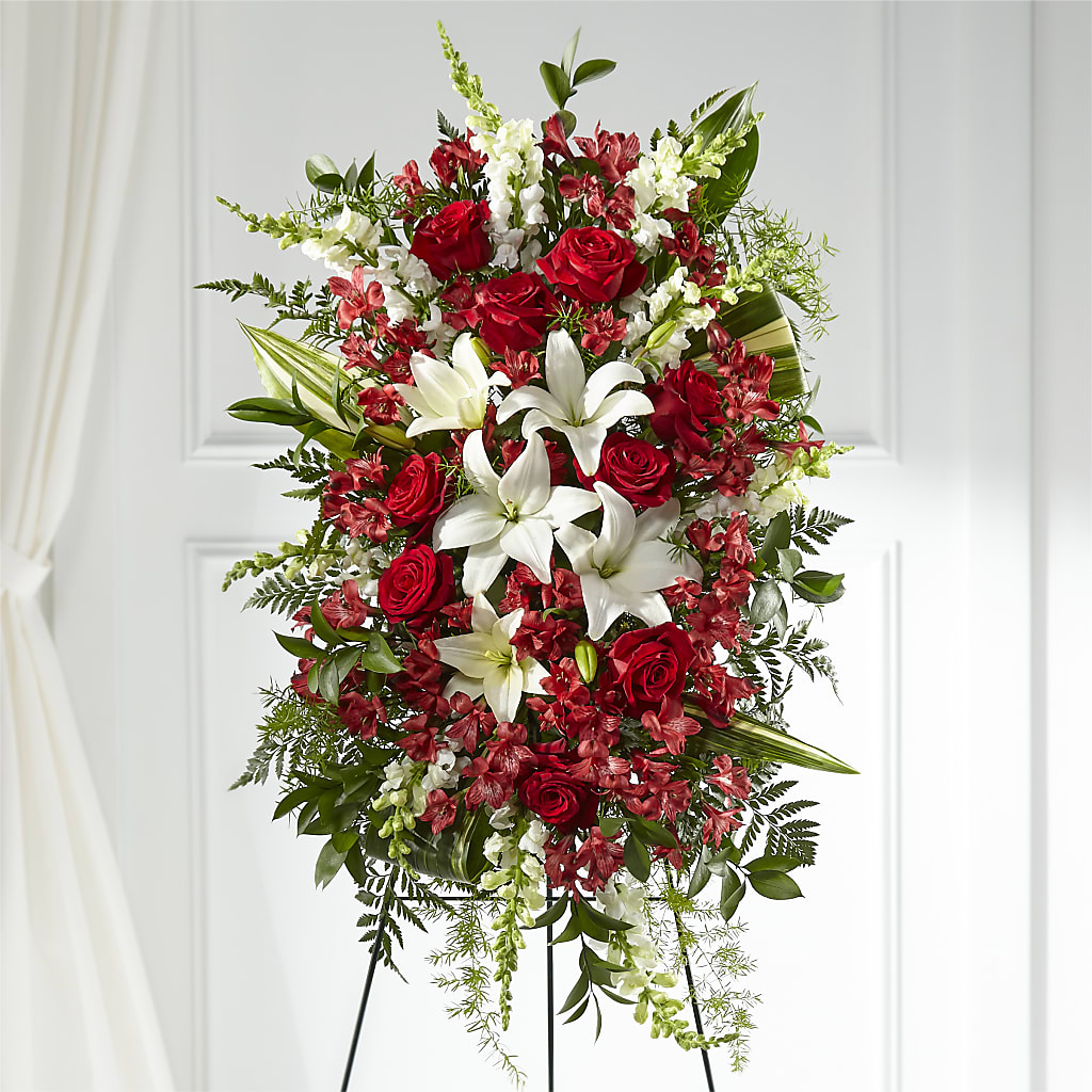 Everlasting Memory Standing Spray – Love Blossoms Florist, Lexington NC