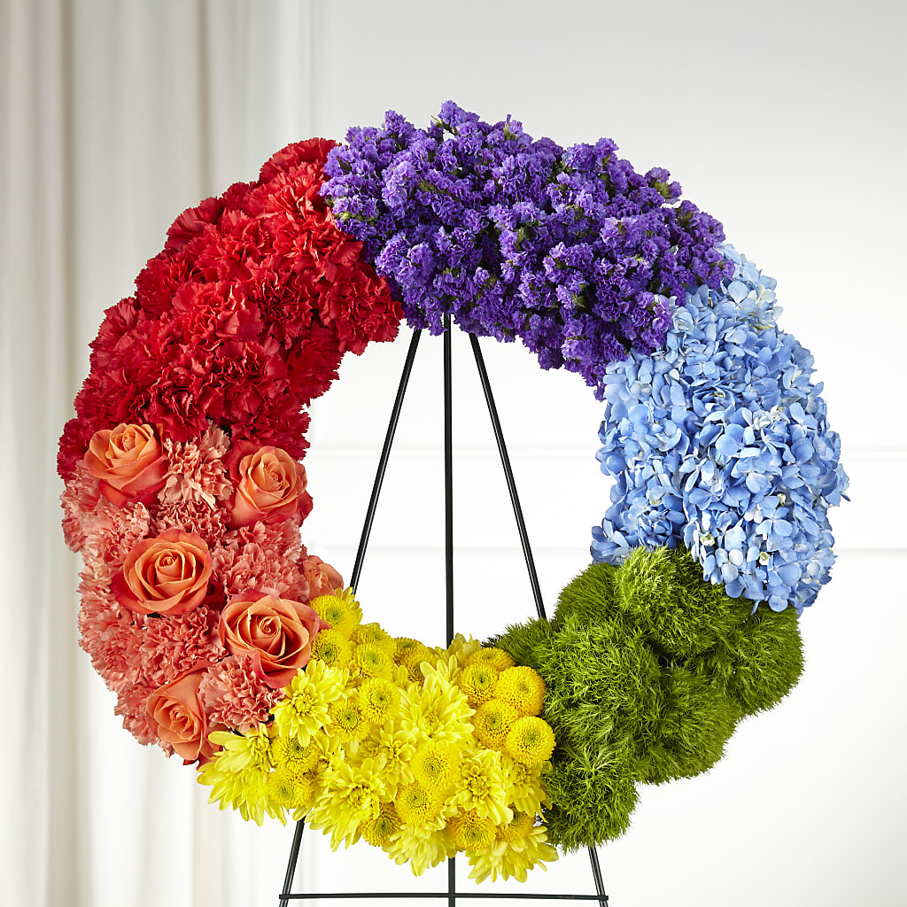 Circle of Love Wreath – Love Blossoms Florist, Lexington NC
