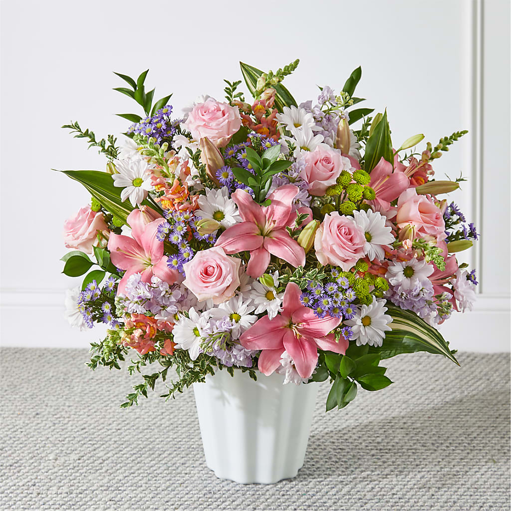Abundant Compassion Floor Basket – Love Blossoms Florist, Lexington NC