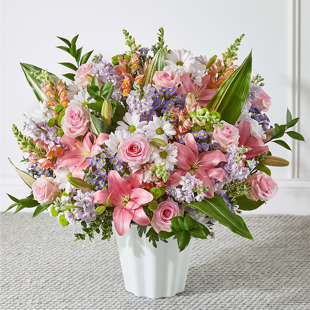 Abundant Compassion Floor Basket – Love Blossoms Florist, Lexington NC