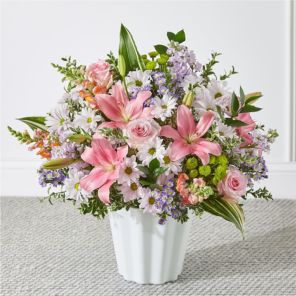 Abundant Compassion Floor Basket – Love Blossoms Florist, Lexington NC