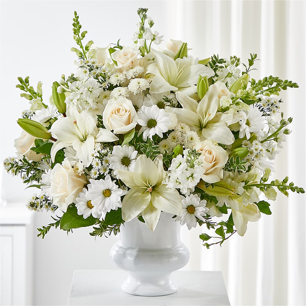 Uplifting Urn Arrangement – Love Blossoms Florist, Lexington NC