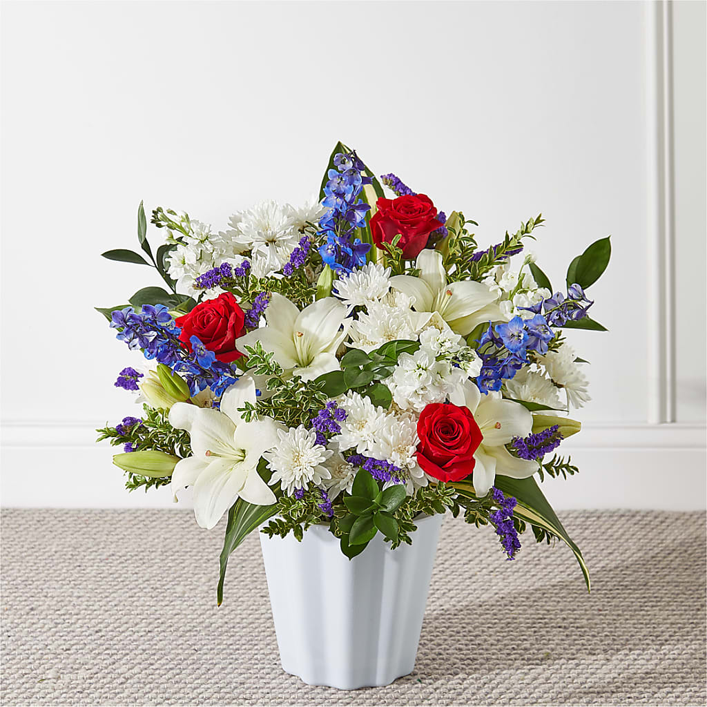 Consoled Floor Basket – Love Blossoms Florist, Lexington NC