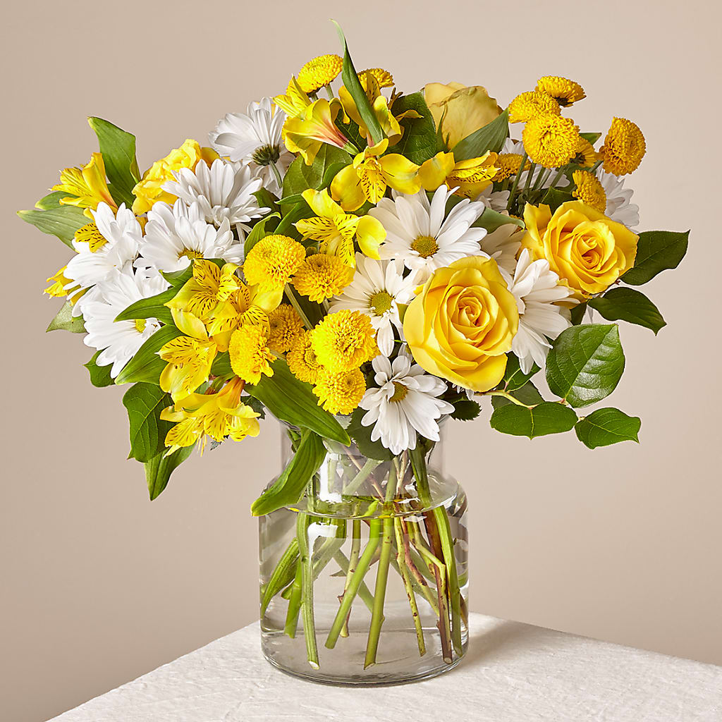 Sunny Sentiments Bouquet – Love Blossoms Florist, Lexington NC