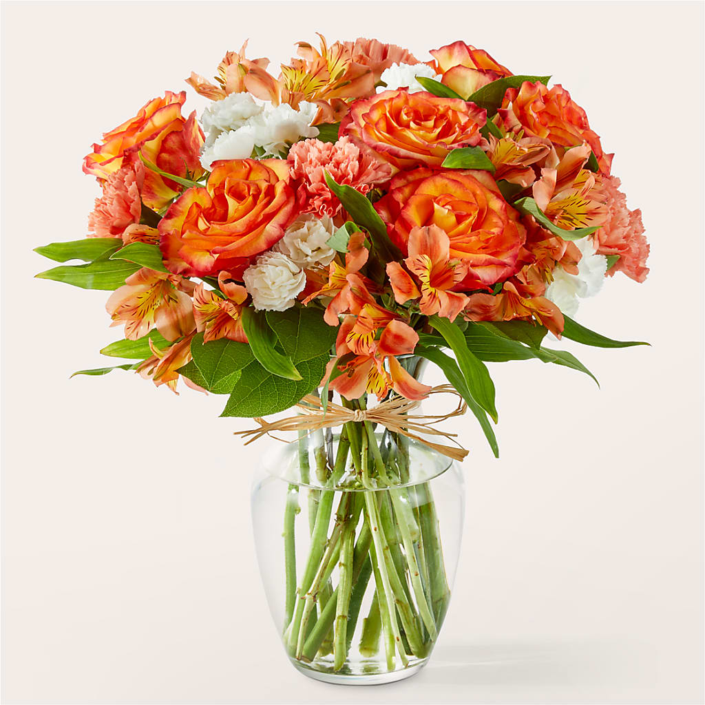 Apricot Glow Bouquet – Love Blossoms Florist, Lexington NC