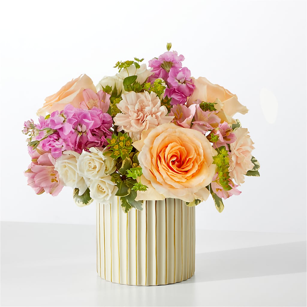 Paradise Bouquet with Ivory Vase – Love Blossoms Florist, Lexington NC