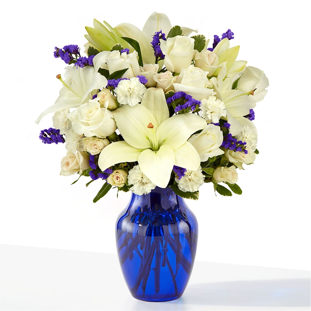 Sapphire Rush Bouquet – Love Blossoms Florist, Lexington NC