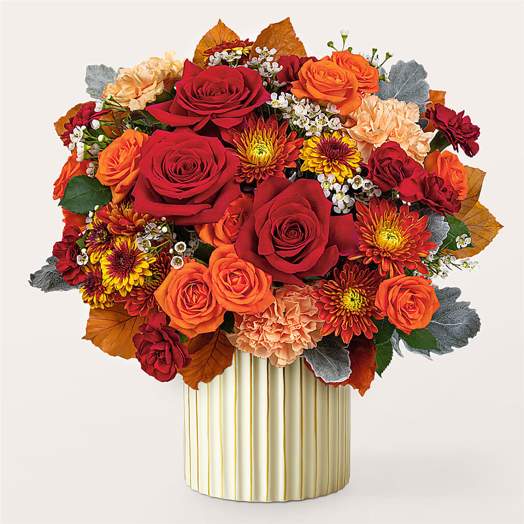 Merlot Bouquet with Ivory Vase – Love Blossoms Florist, Lexington NC