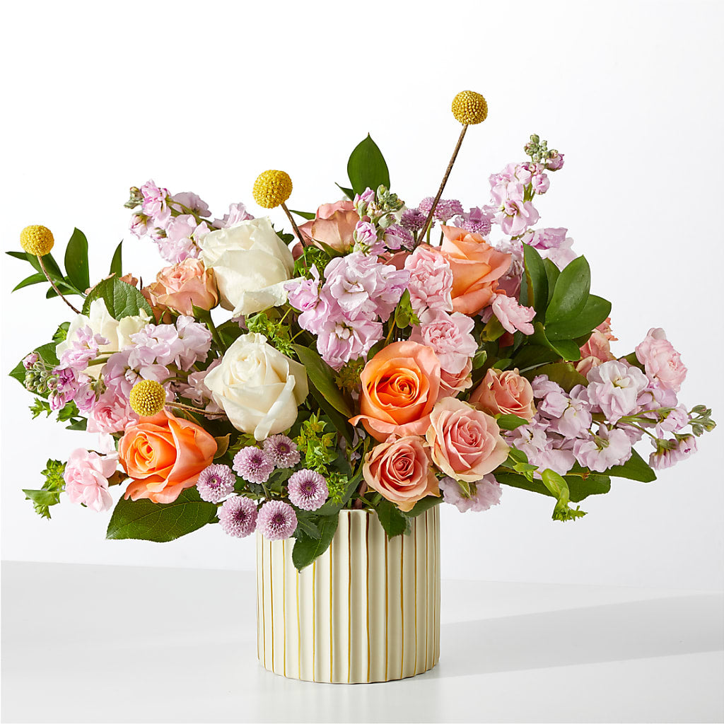 French Market Bouquet with Ivory Vase – Love Blossoms Florist, Lexington NC