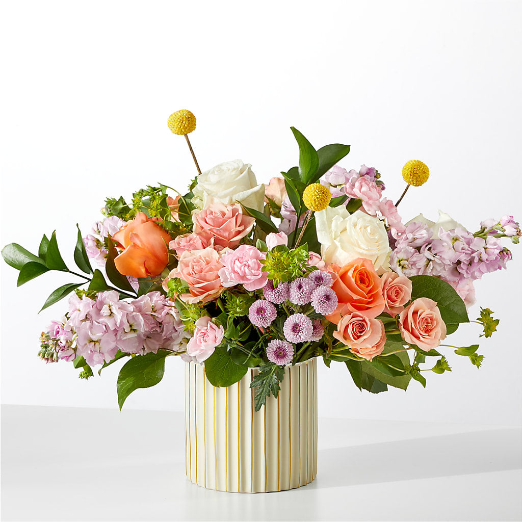 French Market Bouquet with Ivory Vase – Love Blossoms Florist, Lexington NC