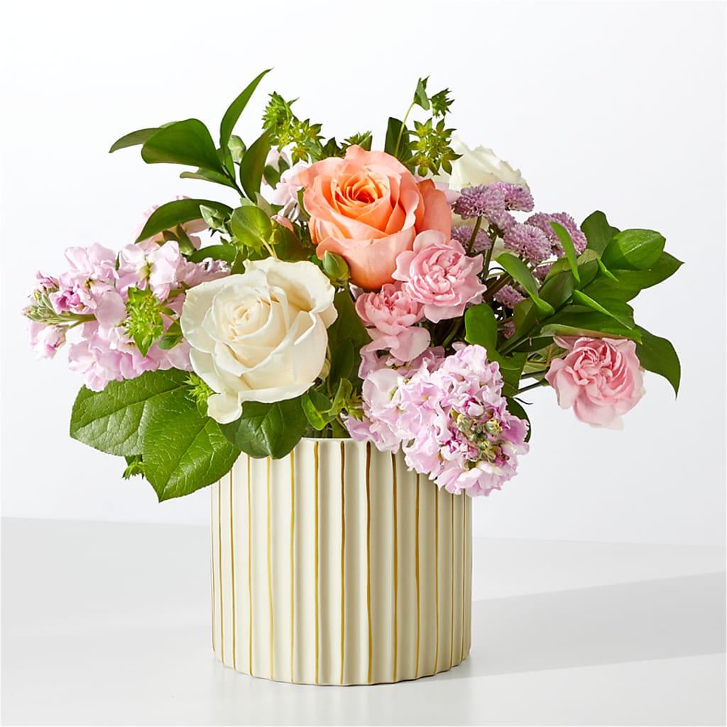 French Market Bouquet with Ivory Vase – Love Blossoms Florist, Lexington NC