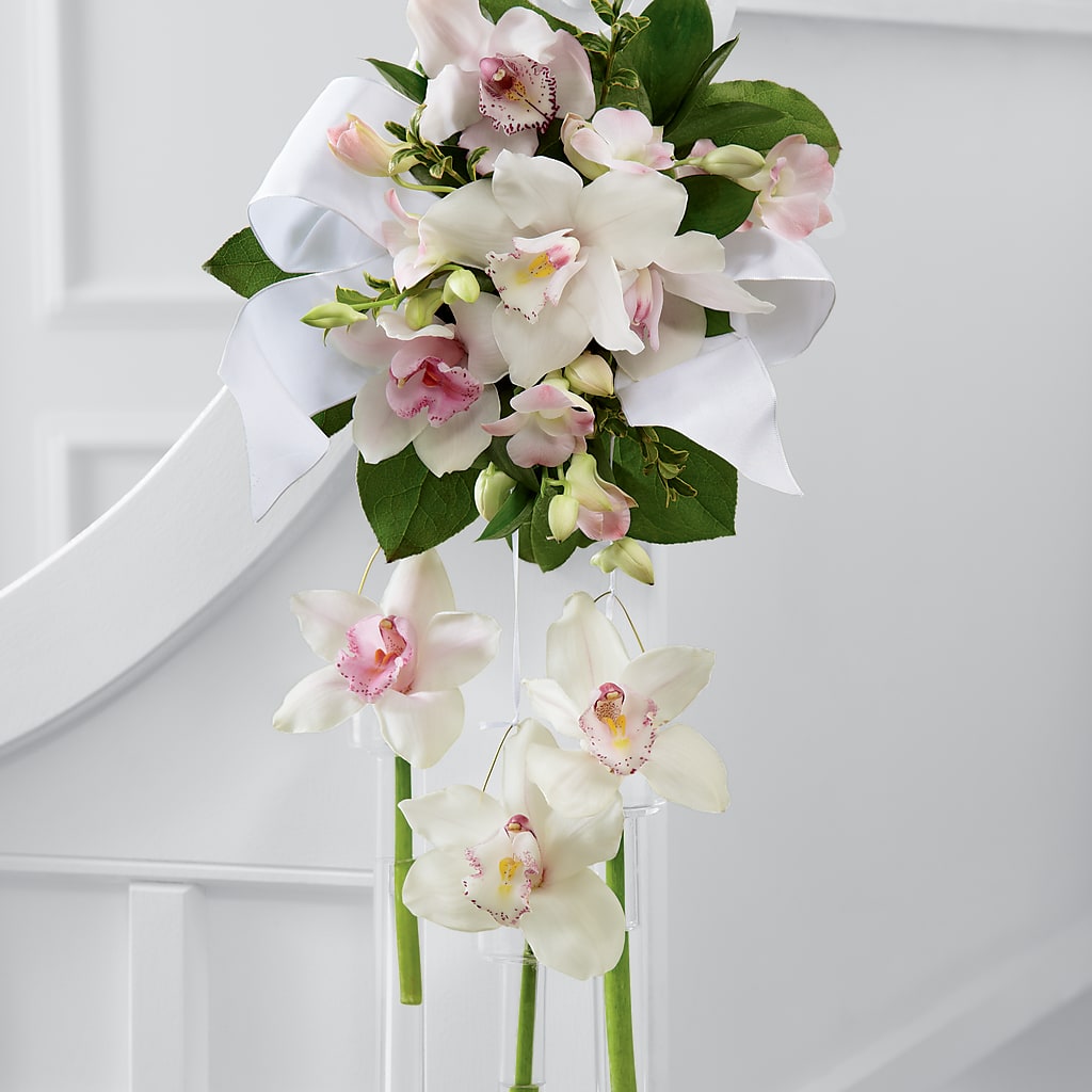 Perfect Entrance Pew Arrangement – Love Blossoms Florist, Lexington NC