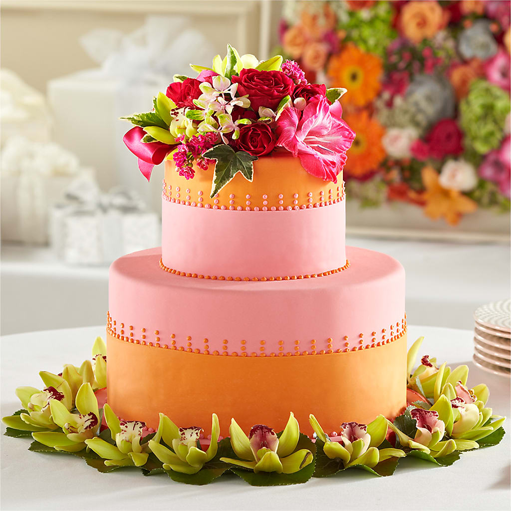 Sweet Citrus Cake Decor – Love Blossoms Florist, Lexington NC