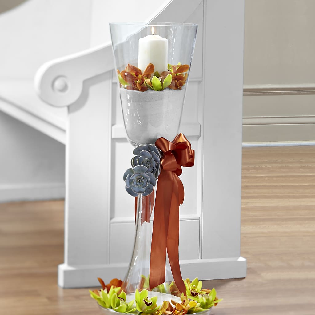 Matrimony Pew Decor – Love Blossoms Florist, Lexington NC