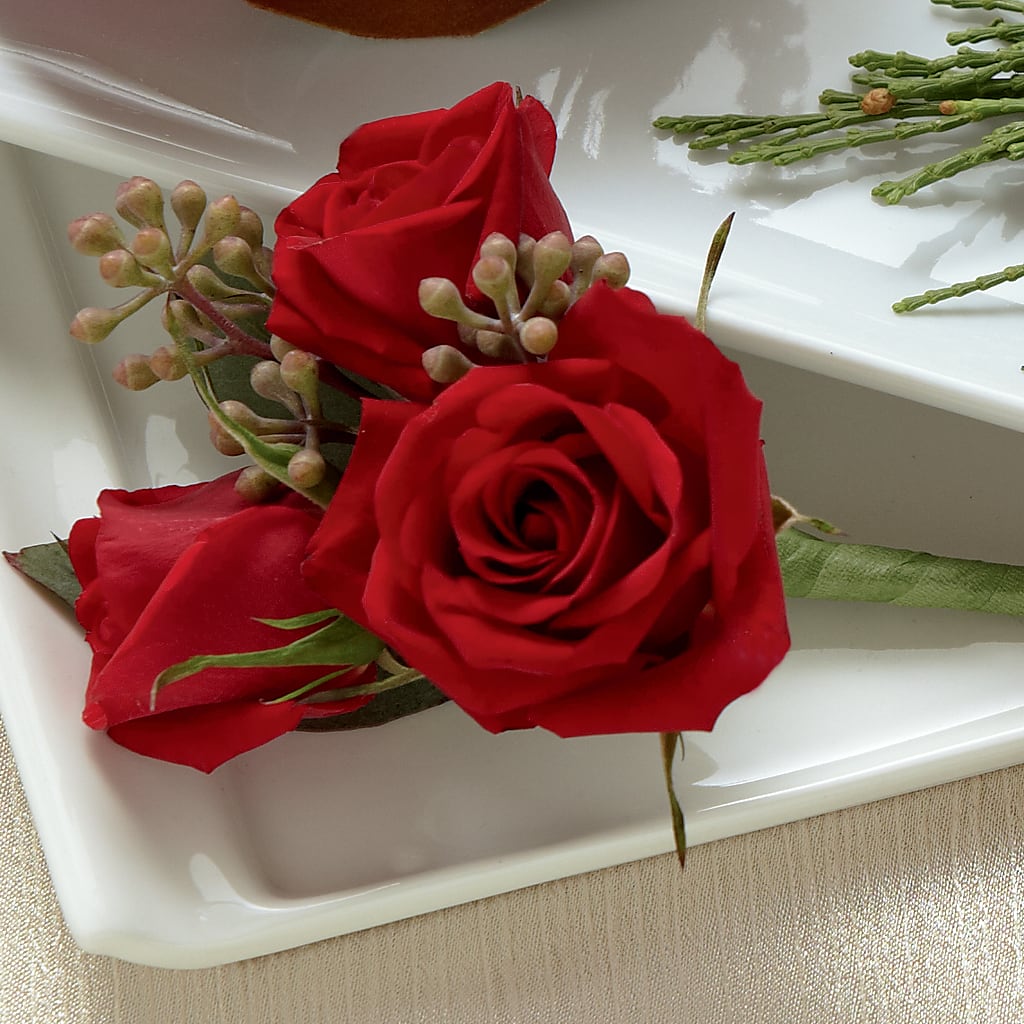 Red Spray Rose Boutonniere – Love Blossoms Florist, Lexington NC